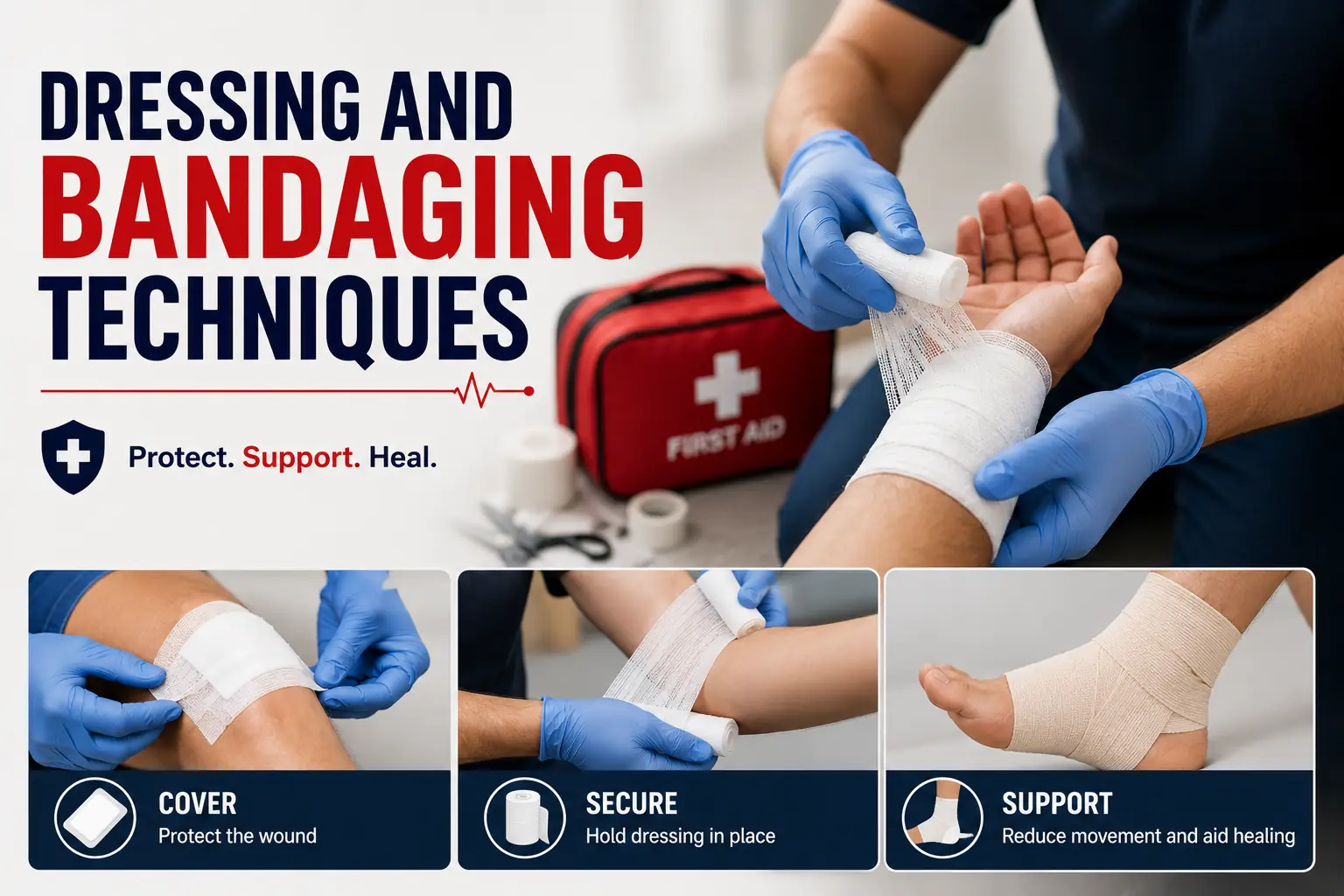Dressing and Bandaging Techniques - Educourse
