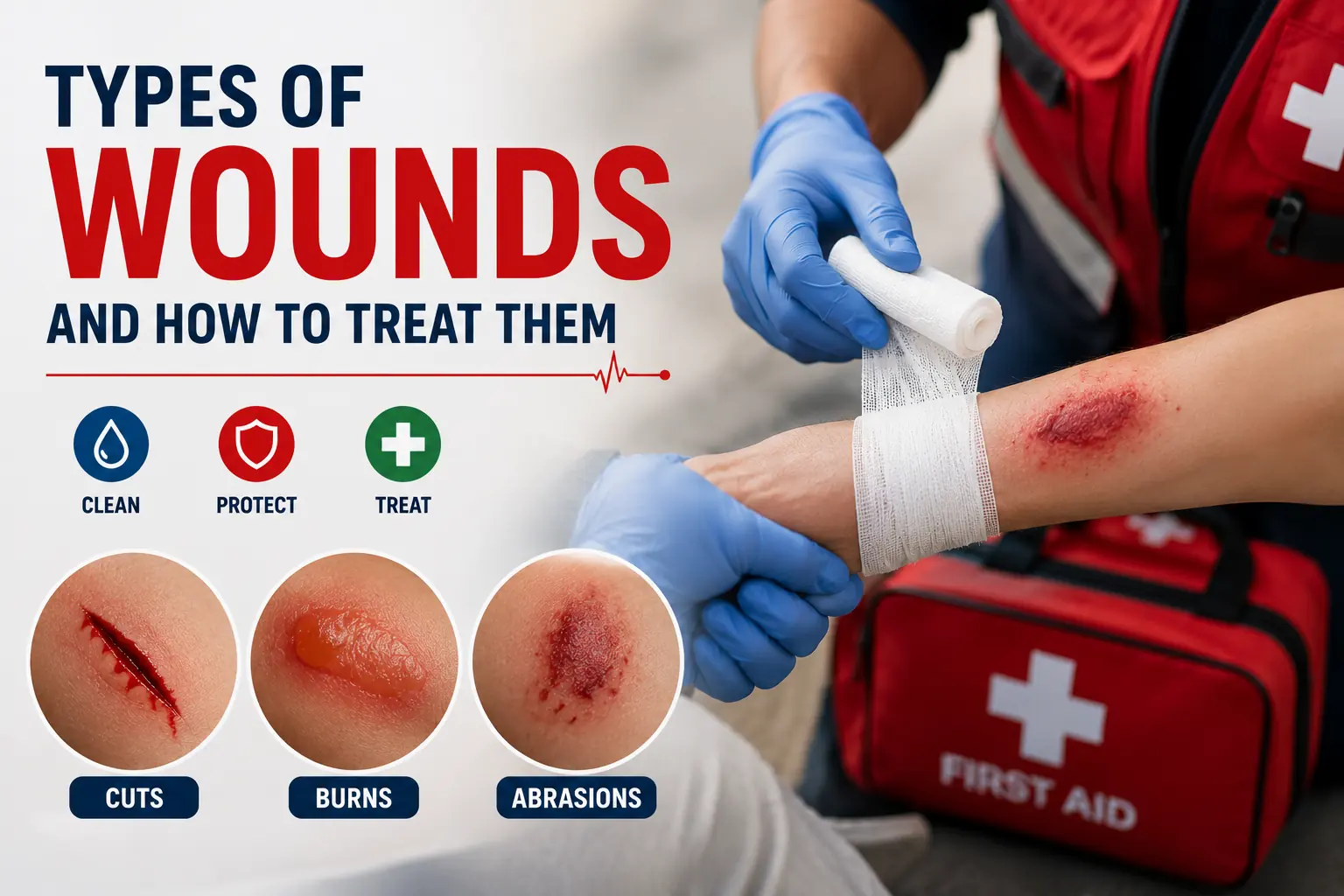 Types of Wounds and How to Treat Them - Educourse