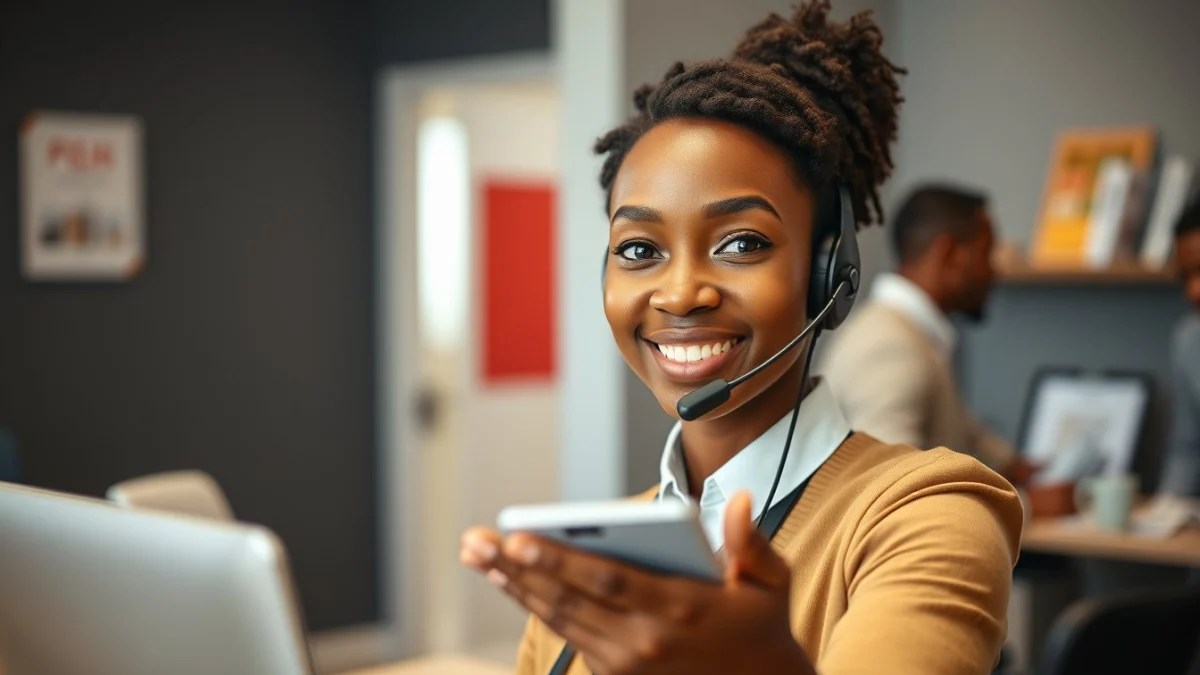 Person learning accepting different payment methods securely in a modern educational setting