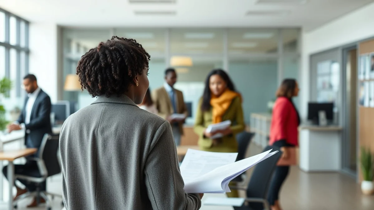 Person learning accounts receivable jobs in south africa in a modern educational setting