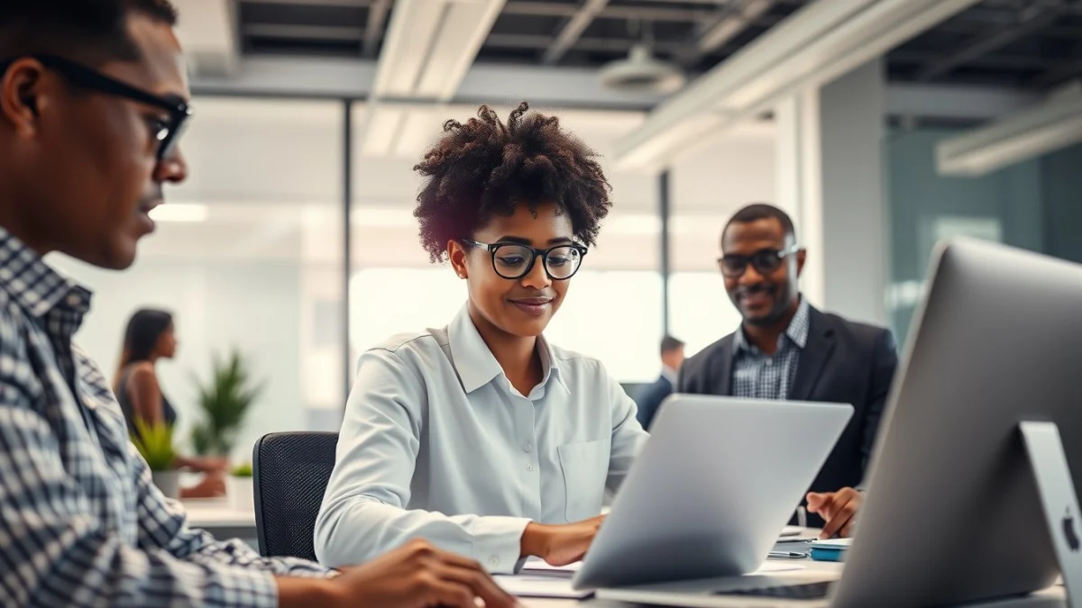 Person learning automating credit control tasks in a modern educational setting
