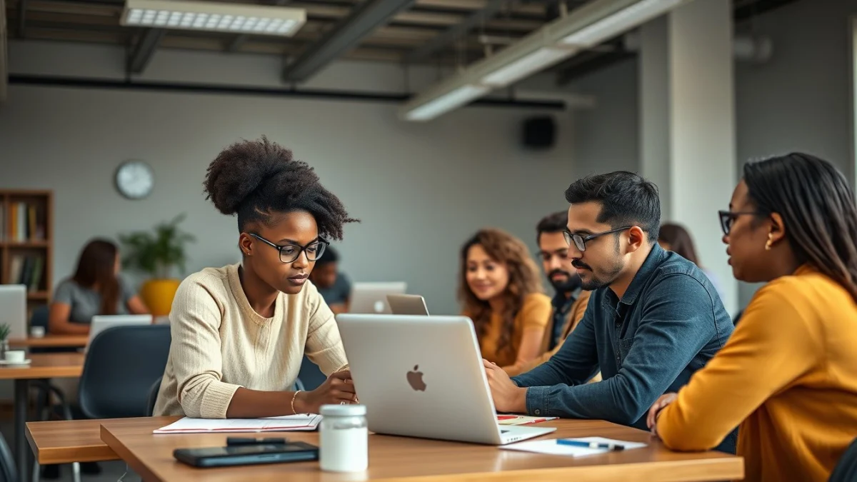 Person learning automating email campaigns for better results in a modern educational setting