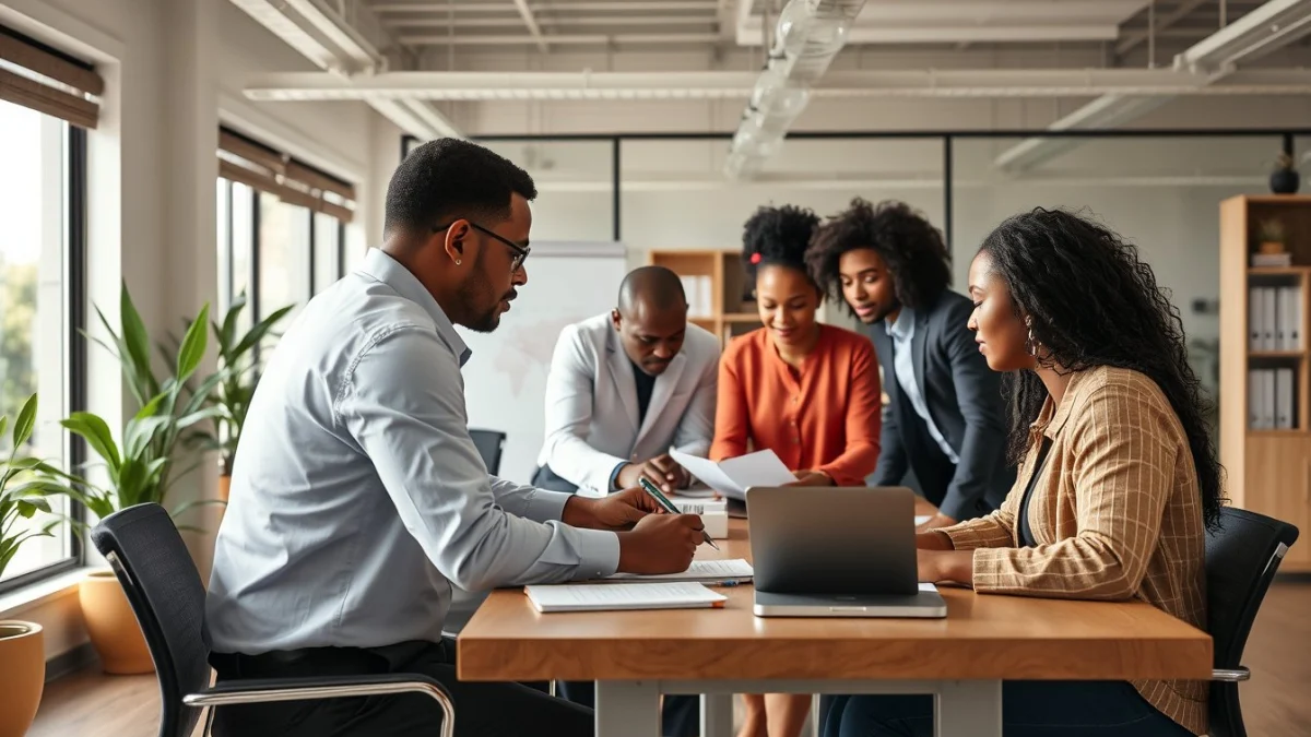 Professional learning office and administrative skills in a modern workspace