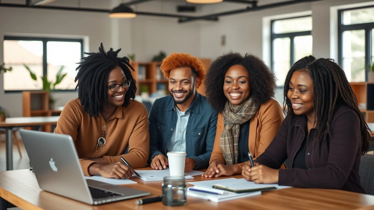 Person learning basic business setup essentials for freelancers in a modern educational setting