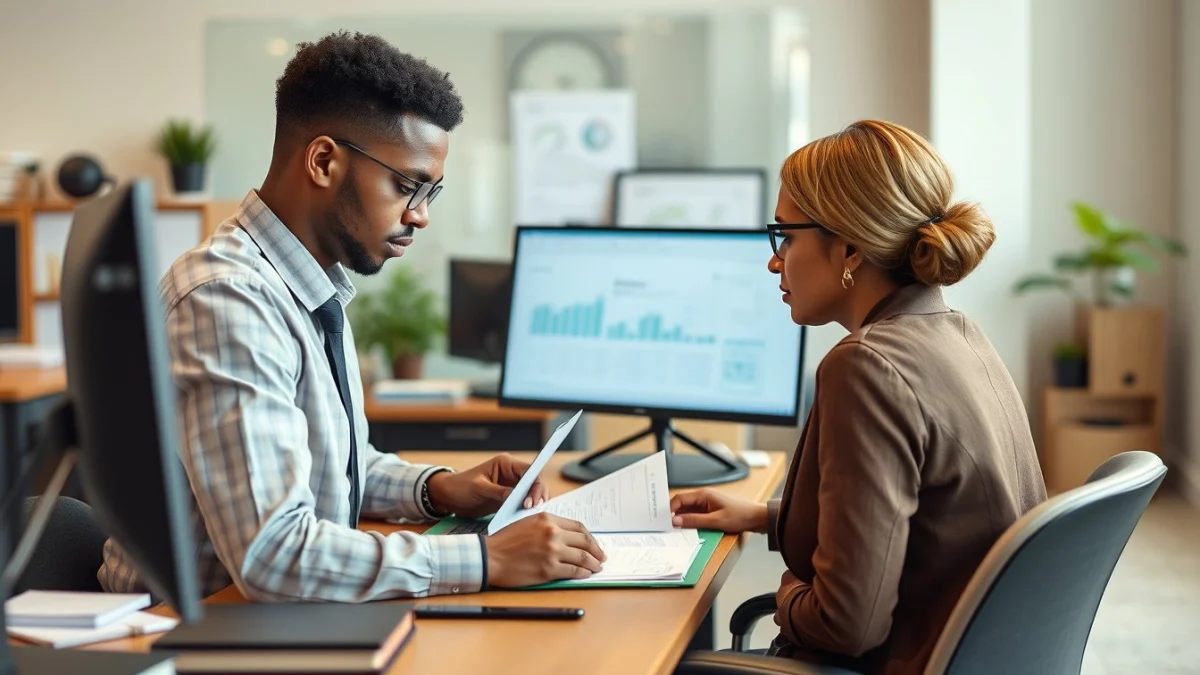 Professional learning office and administrative skills in a modern workspace