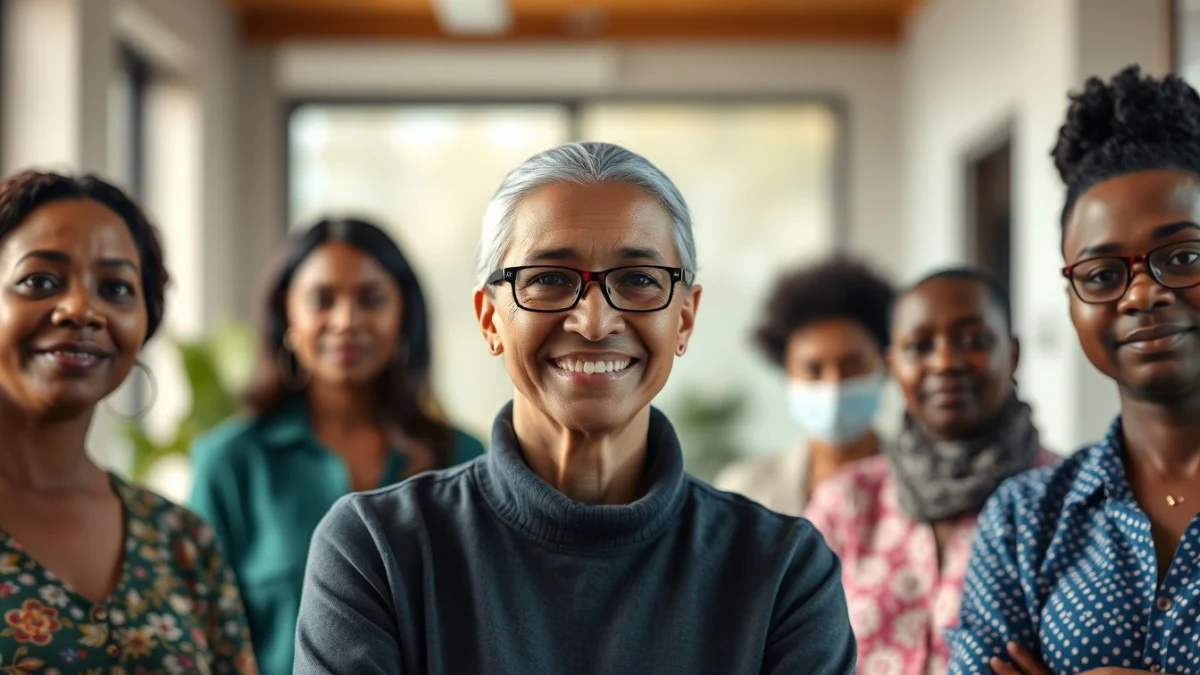 Learner studying caregiving skills in a professional training environment