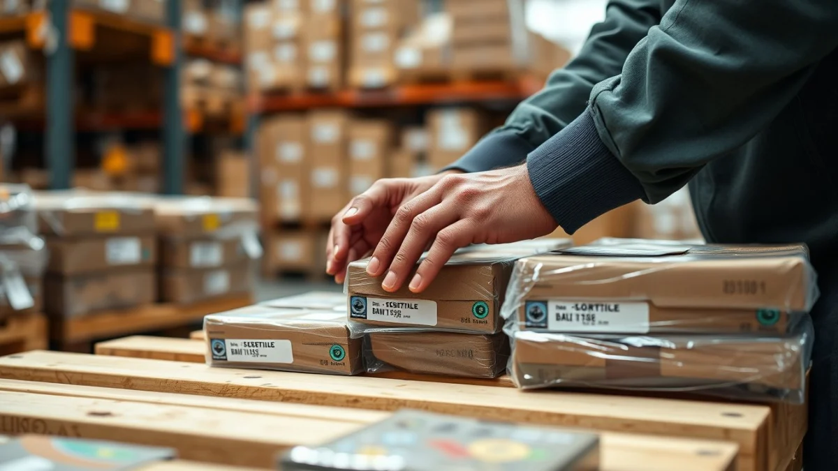 Person learning basic problem-solving in stock control in a modern educational setting