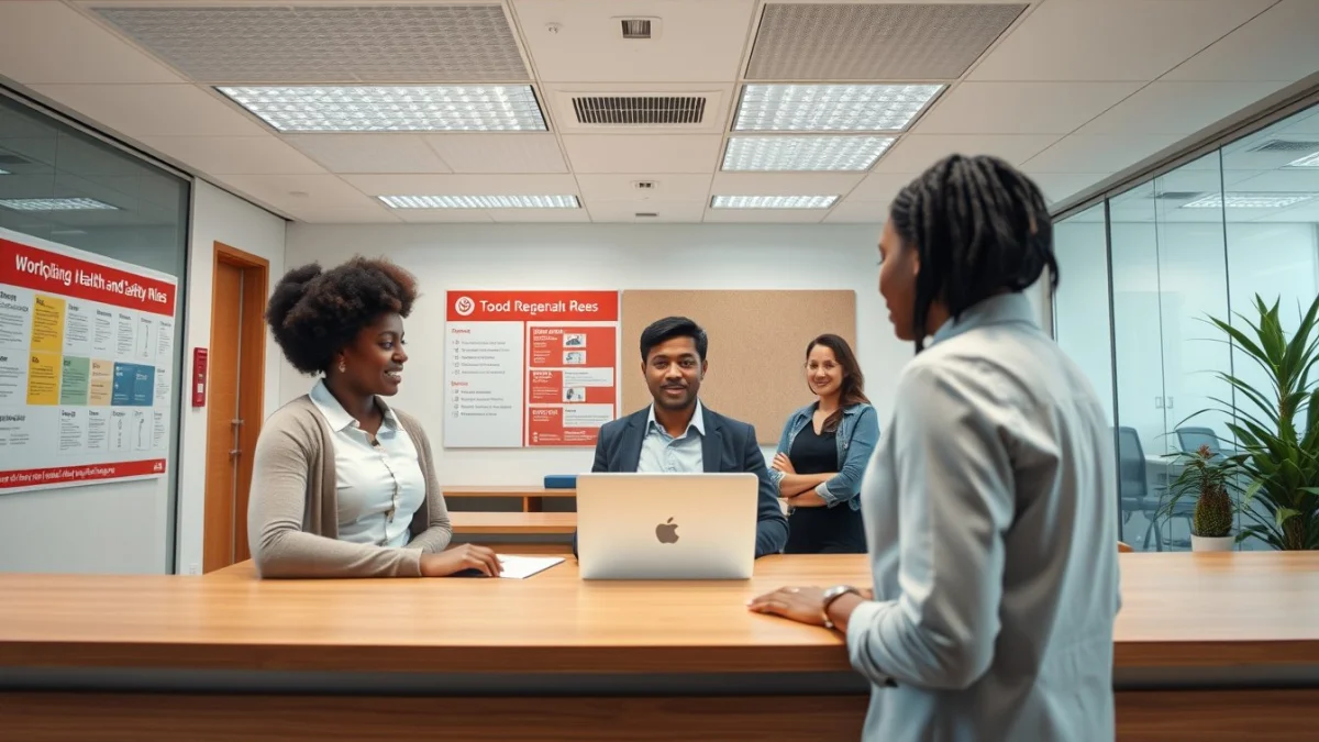 Professional learning office and administrative skills in a modern workspace