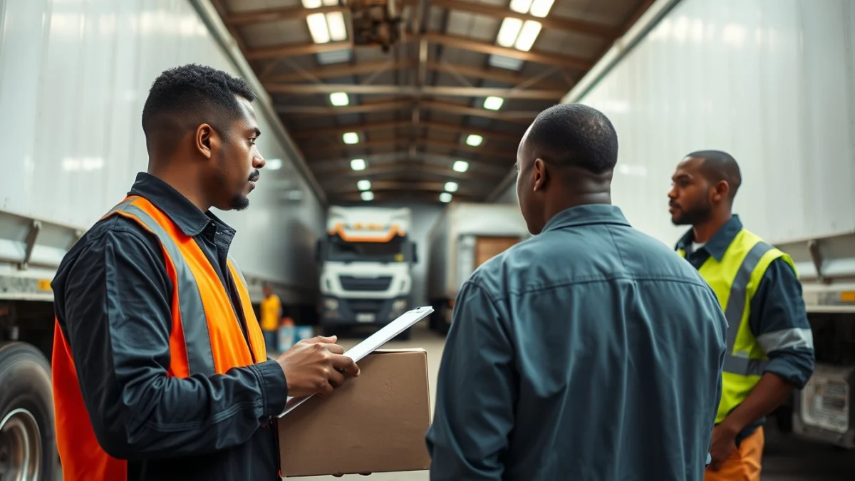 Person learning basics of scheduling shipments in a modern educational setting