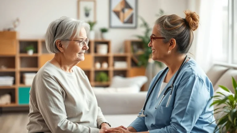 Learner studying caregiving skills in a professional training environment