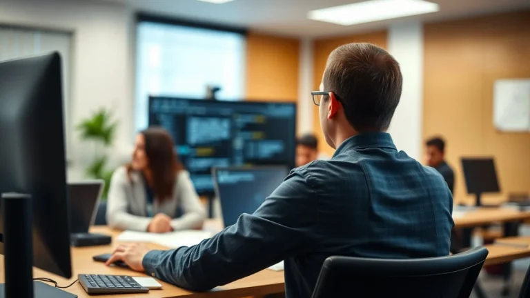 Professional learning office and administrative skills in a modern workspace
