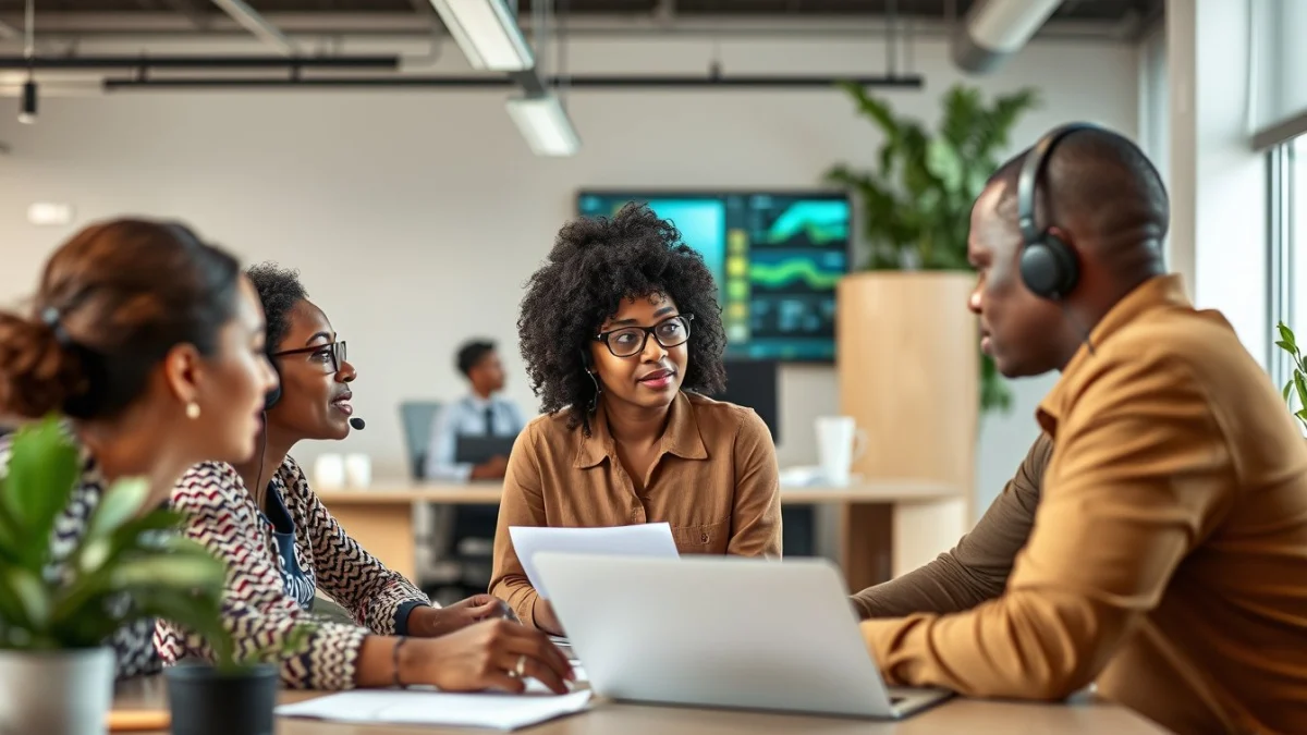 Person learning benefits of automation in client communications in a modern educational setting