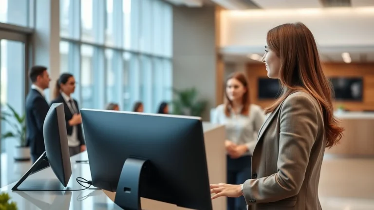 Professional learning office and administrative skills in a modern workspace