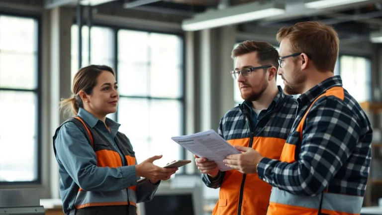 Learner studying workplace safety skills in a clean training environment