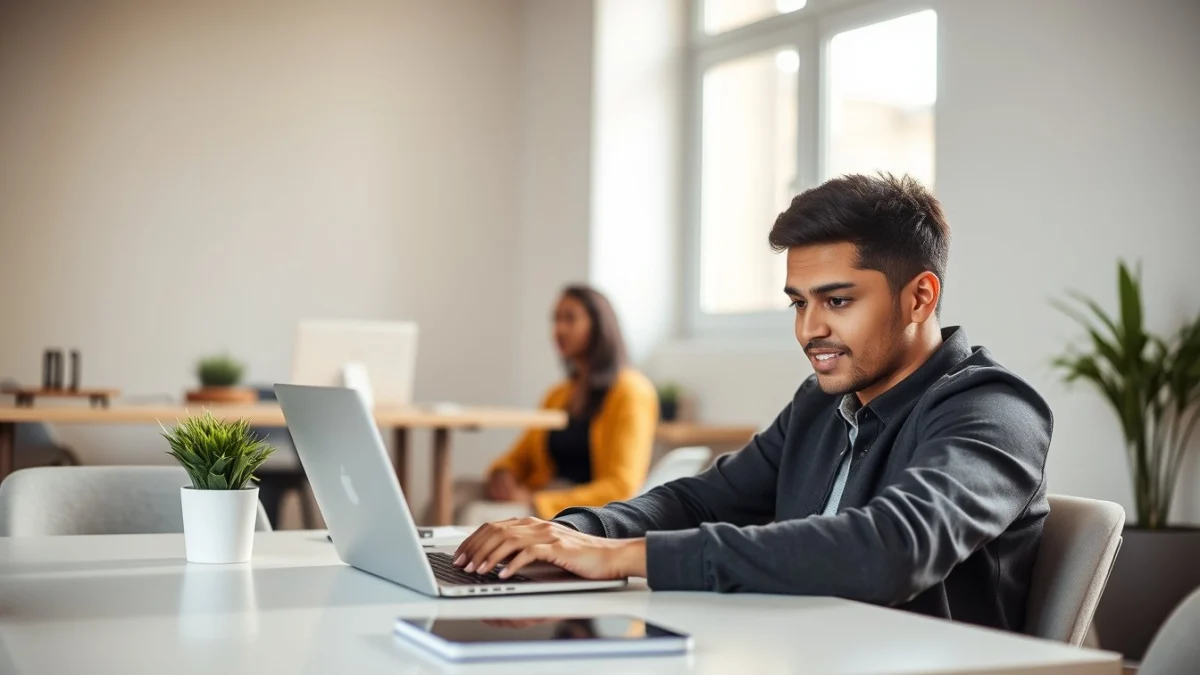 Person learning budgeting for social media advertising in a modern educational setting