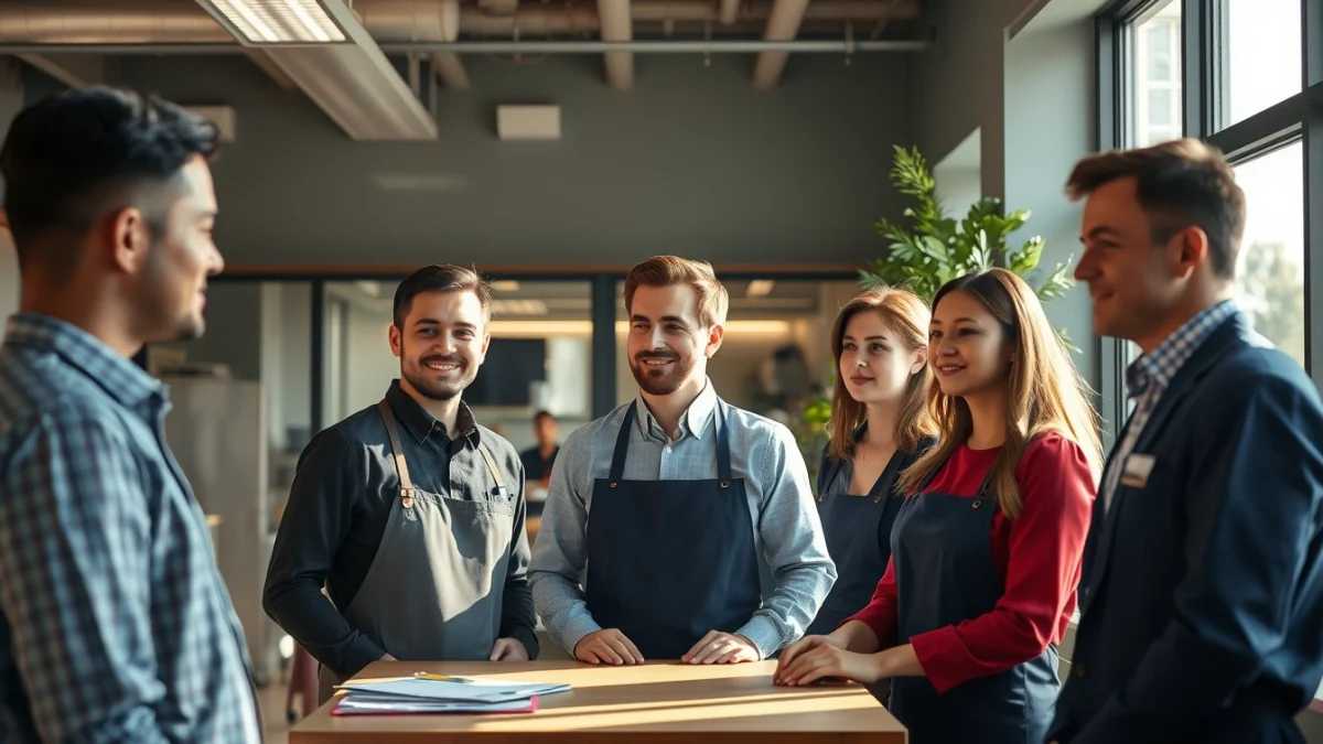 Person learning building a recruitment portfolio in a modern educational setting