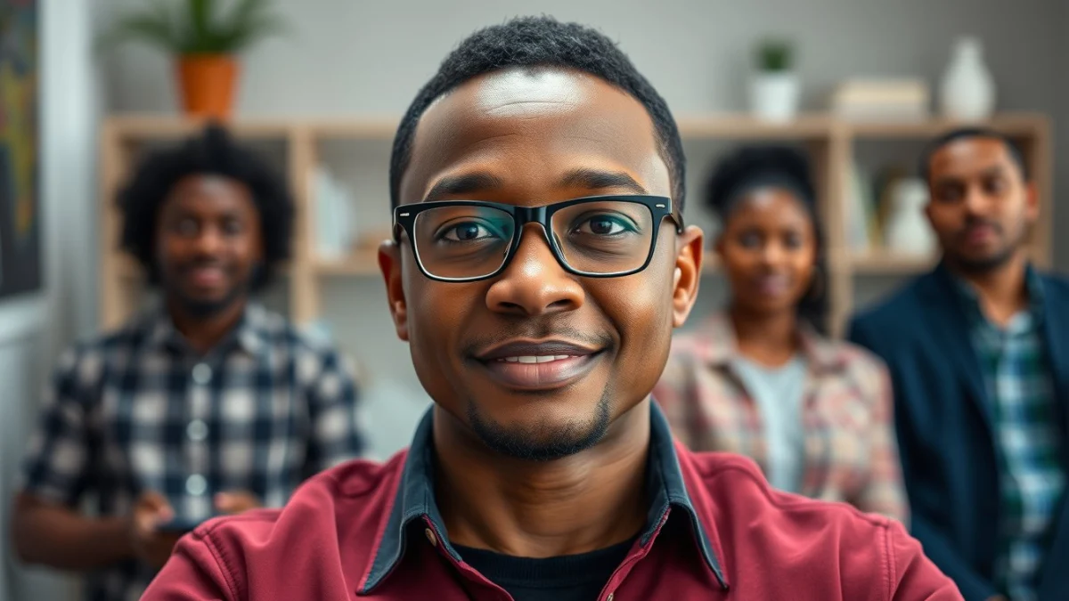 Person learning building an email list from your customers in a modern educational setting