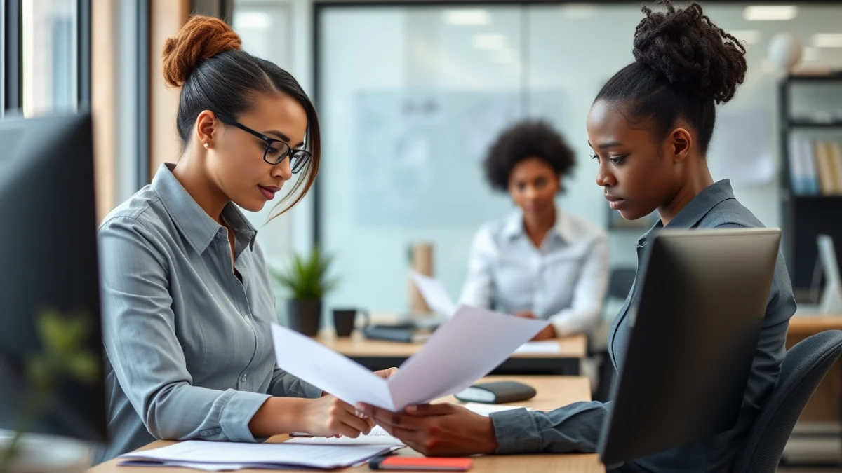 Professional learning office and administrative skills in a modern workspace