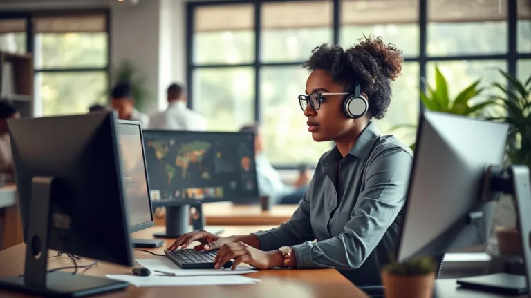 Professional learning office and administrative skills in a modern workspace