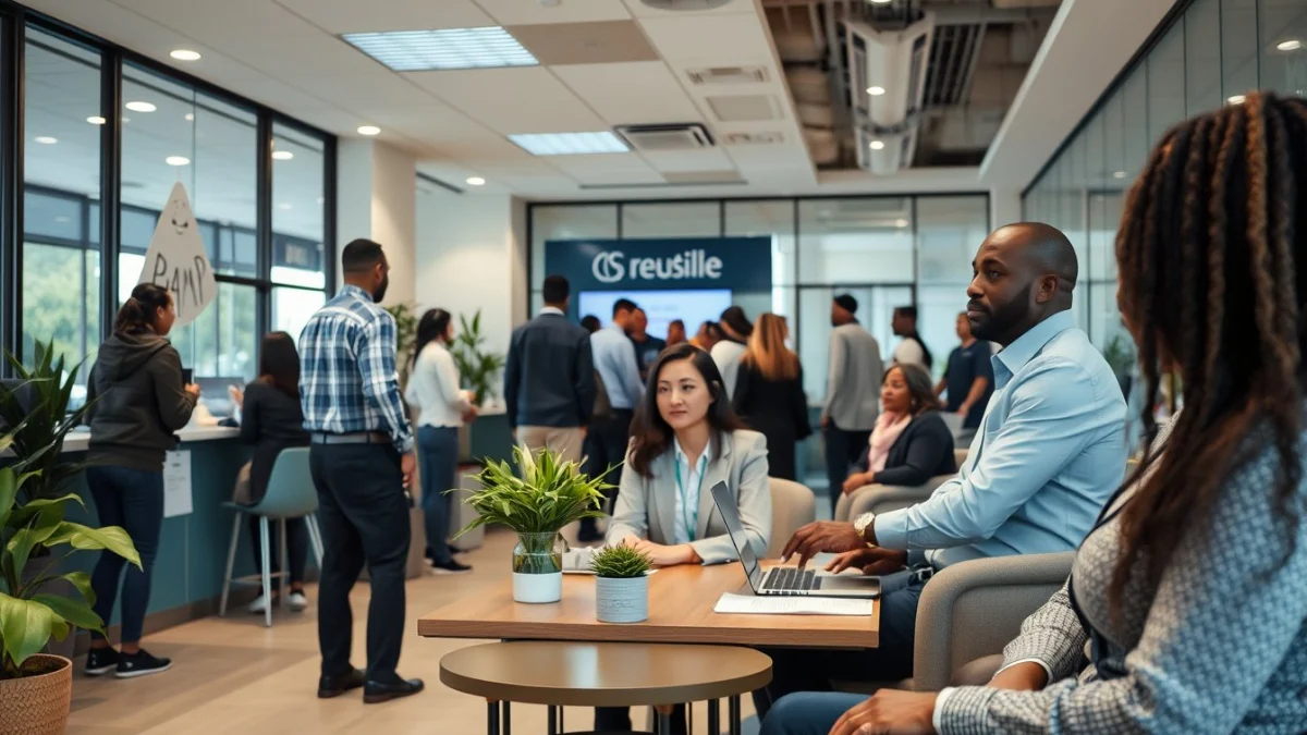 Person learning building your professional brand in recruitment in a modern educational setting