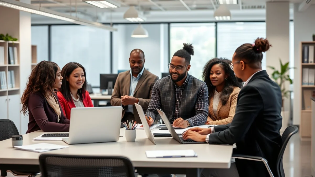 Professional learning office and administrative skills in a modern workspace