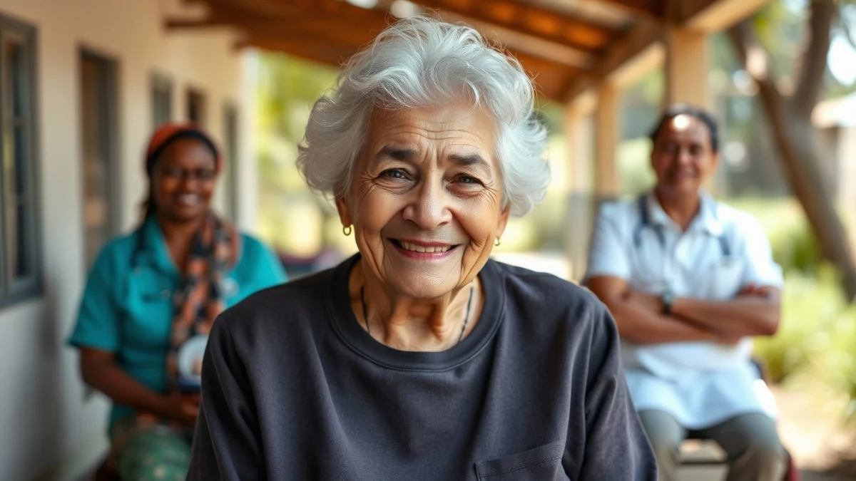 Learner studying caregiving skills in a professional training environment