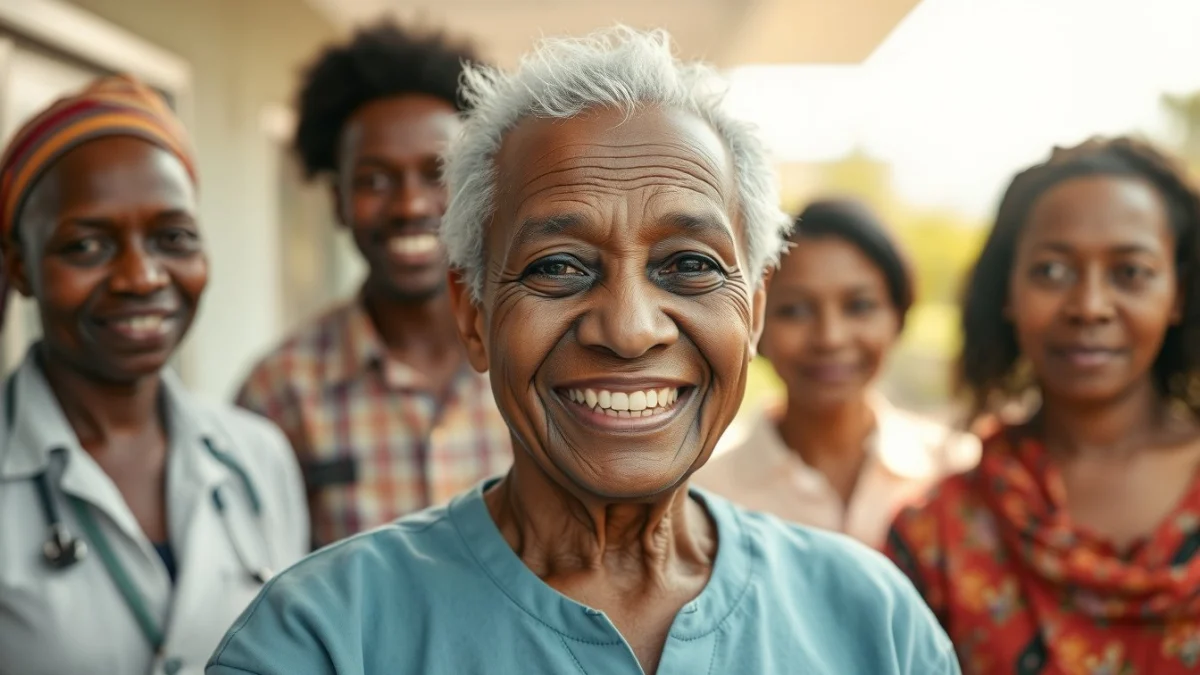 Learner studying caregiving skills in a professional training environment
