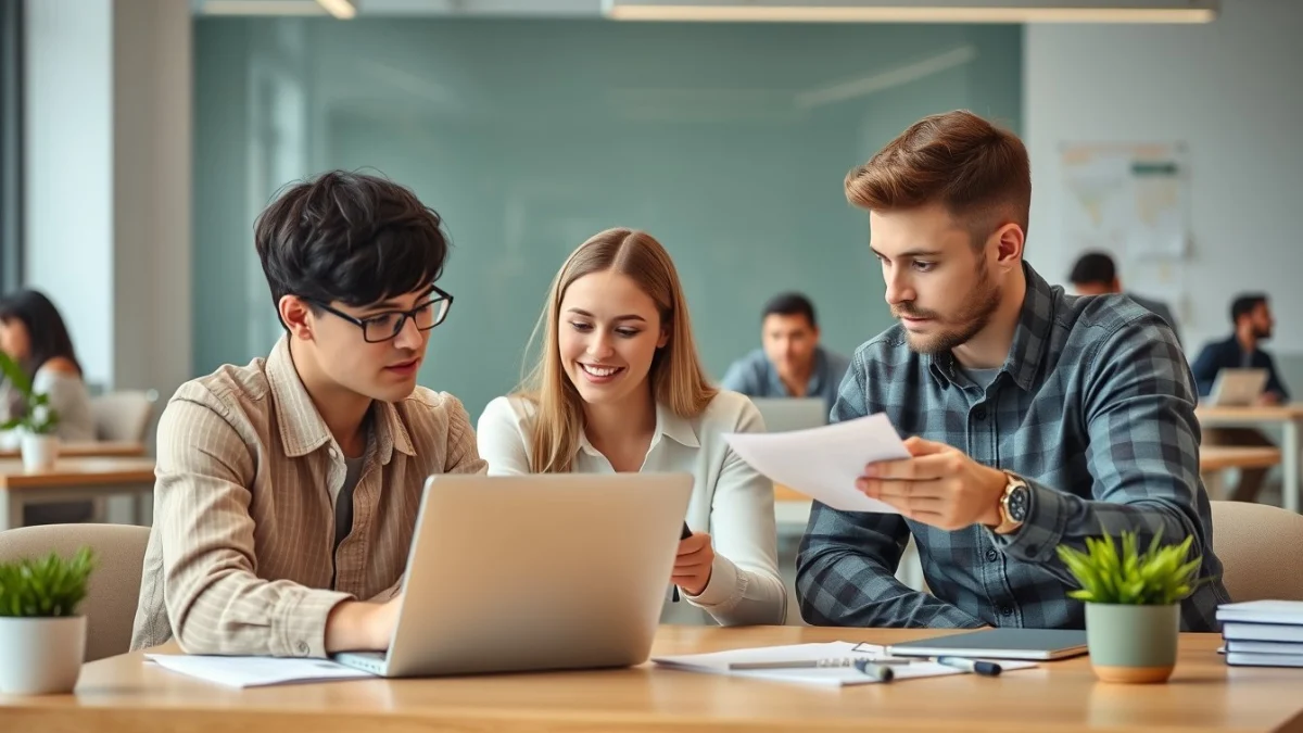 Person learning common adjusting entries examples in a modern educational setting