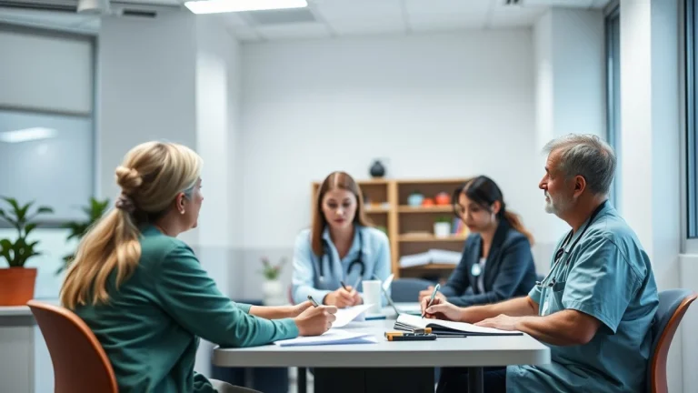 Learner studying caregiving skills in a professional training environment