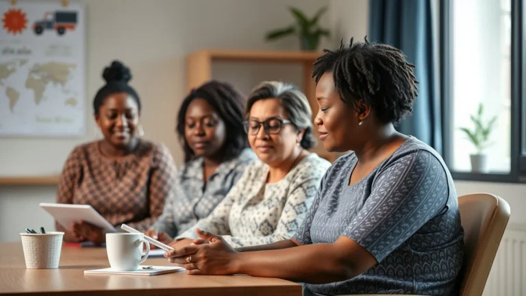 Learner studying caregiving skills in a professional training environment