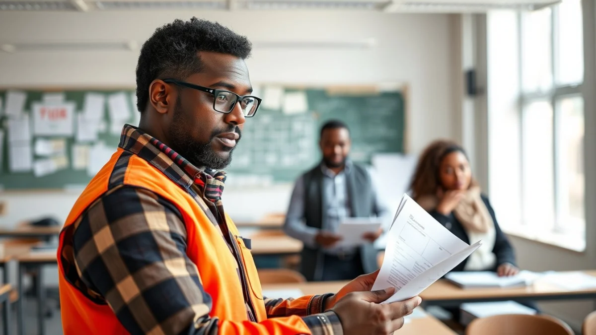 Person learning common challenges in tendering process in a modern educational setting