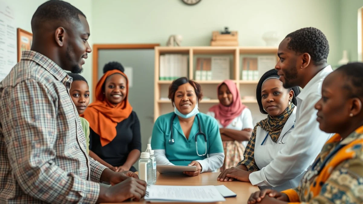 Learner studying caregiving skills in a professional training environment