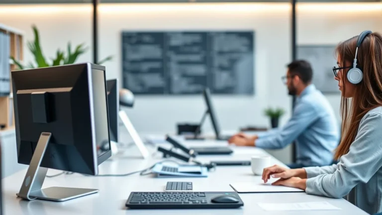 Professional learning office and administrative skills in a modern workspace