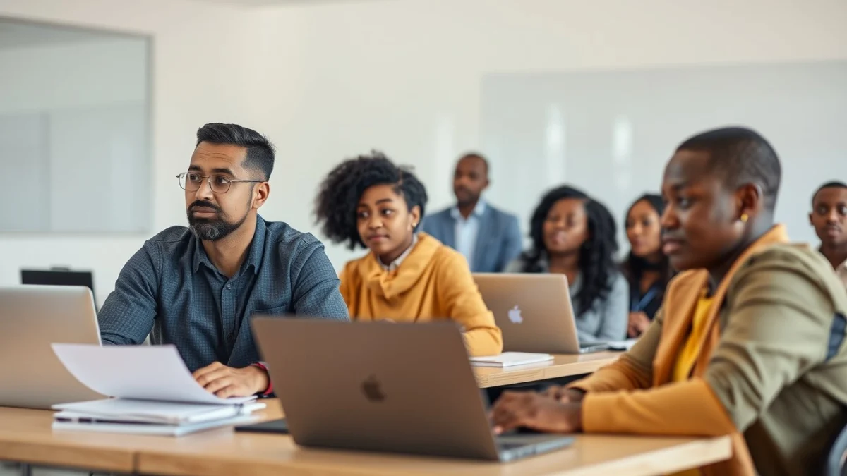 Professional learning office and administrative skills in a modern workspace