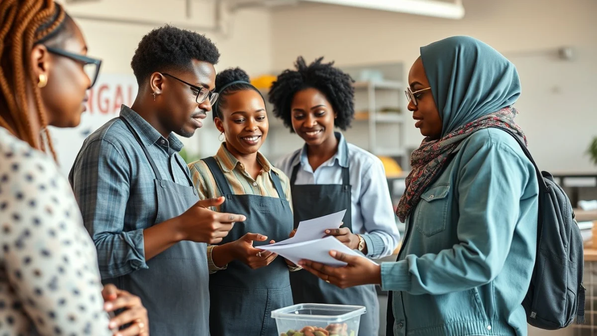 Learner studying workplace safety skills in a clean training environment