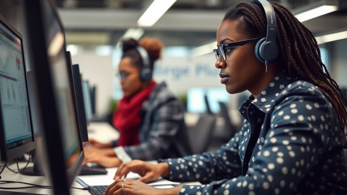 Professional learning office and administrative skills in a modern workspace