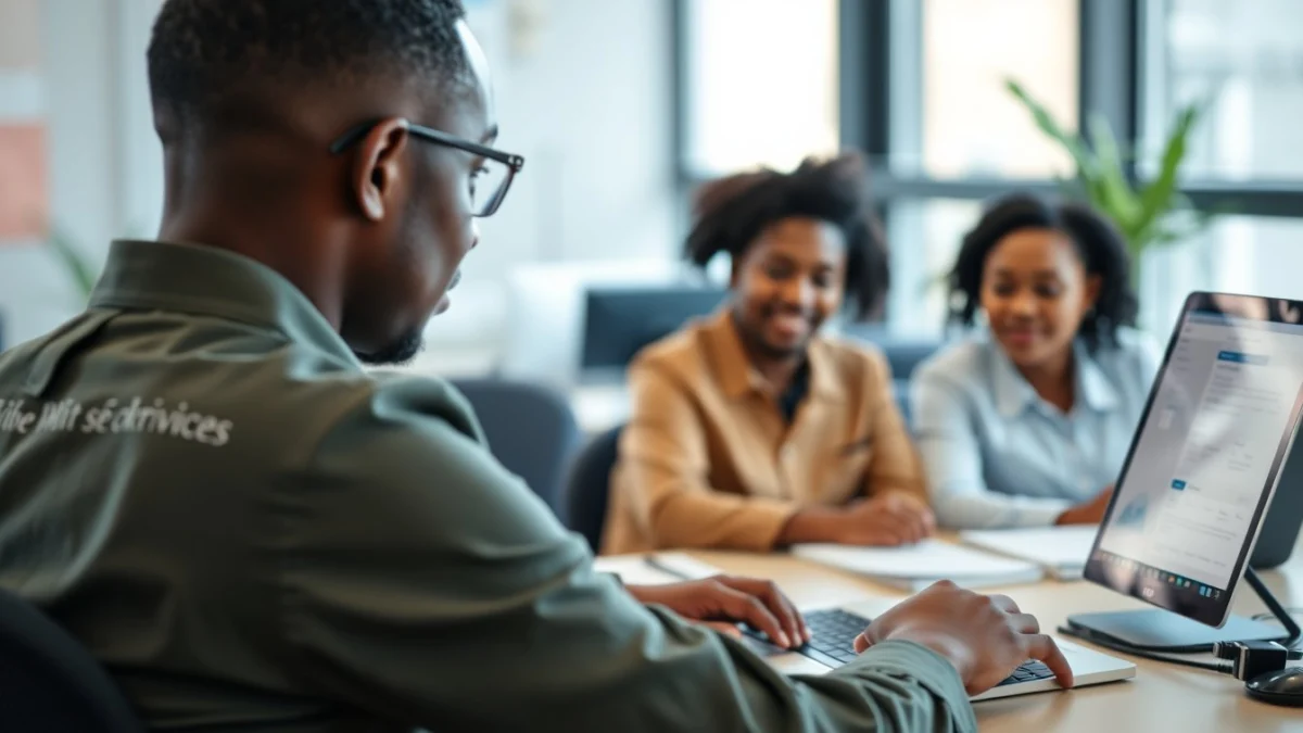 Professional learning office and administrative skills in a modern workspace