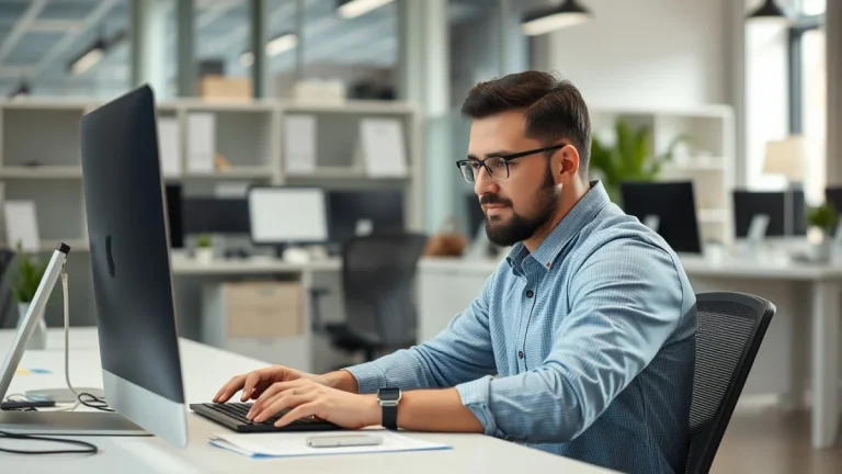 Person learning common microsoft outlook mistakes beginners should avoid in a modern educational setting