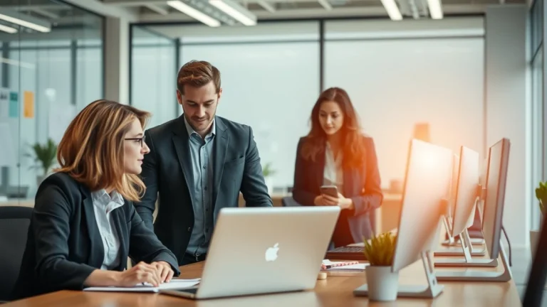 Professional learning office and administrative skills in a modern workspace