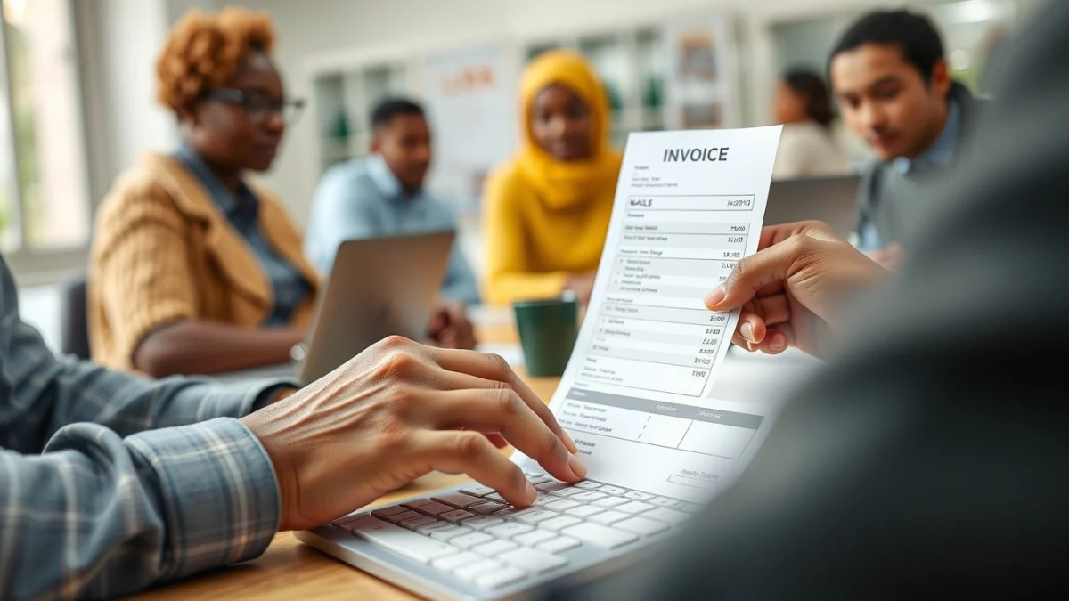 Person learning common reasons for payment disputes in a modern educational setting