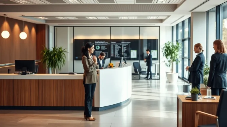 Professional learning office and administrative skills in a modern workspace