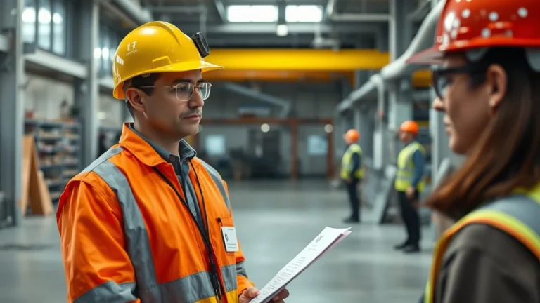 Learner studying workplace safety skills in a clean training environment