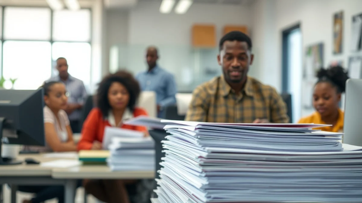Professional learning office and administrative skills in a modern workspace