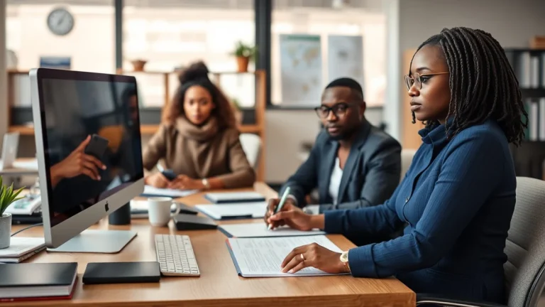 Professional learning office and administrative skills in a modern workspace