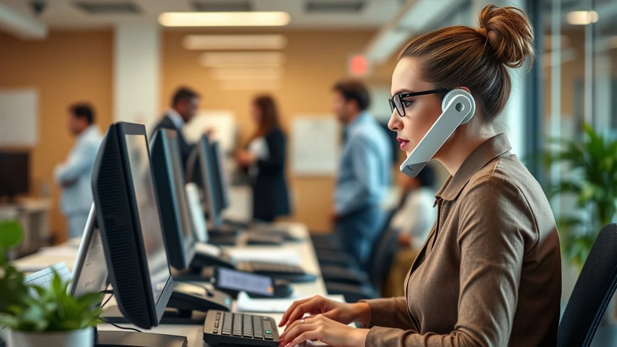 Professional learning office and administrative skills in a modern workspace