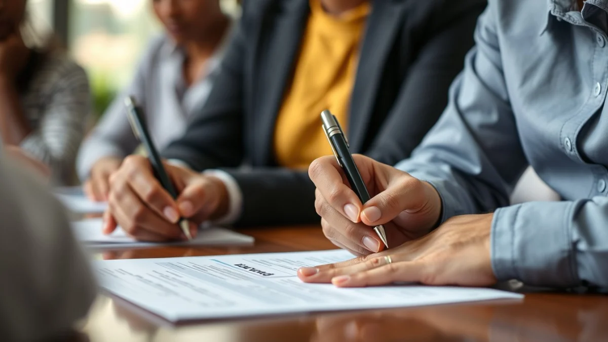 Person learning confidentiality and data protection in hr in a modern educational setting