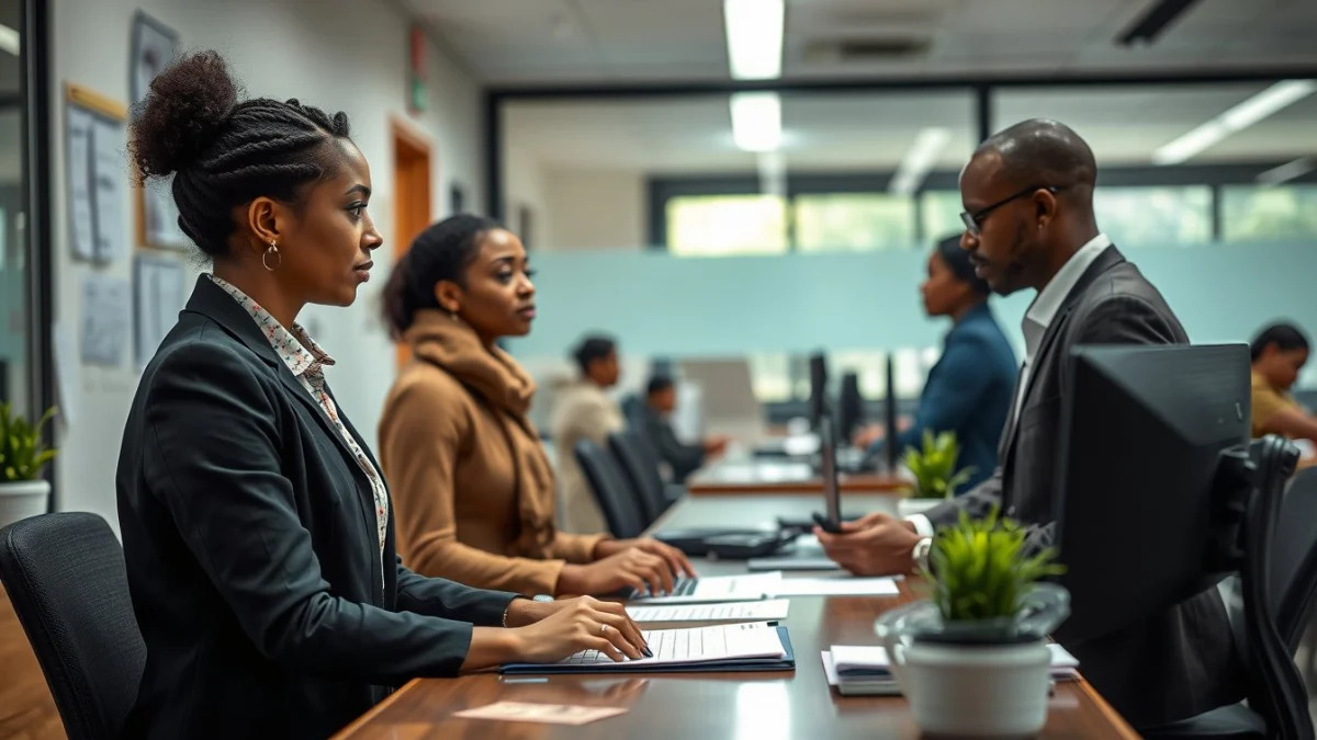 Person learning confidentiality and ethical considerations in a modern educational setting