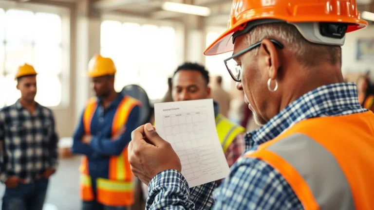Person learning construction inspection checklist explained in a modern educational setting