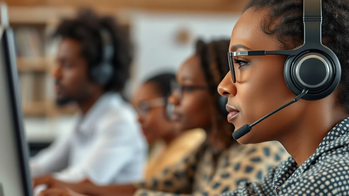 Person learning content marketing salary in south africa in a modern educational setting