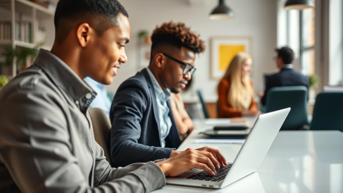 Person learning content marketing skills employers are looking for in a modern educational setting